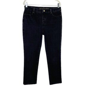 Soft Surroundings Pull On Jeans Womens Size Small Medium Black‎